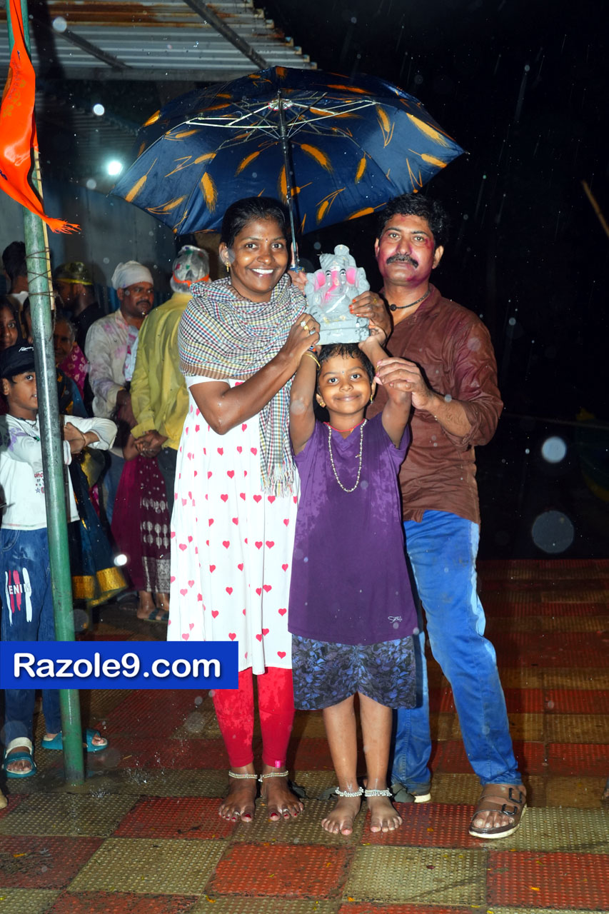 Razole Taluka Ganesh Nimajjanam